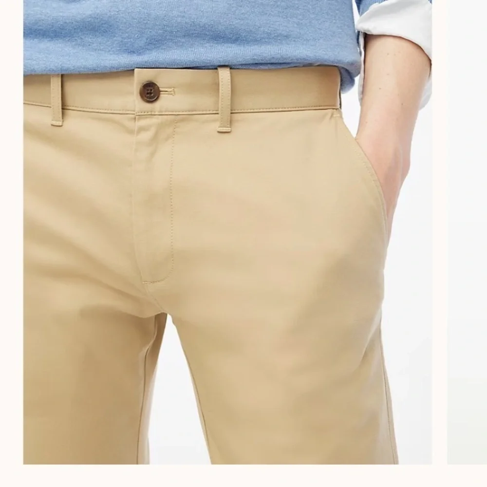 J crew British khaki Slim-fit flex chino pant
